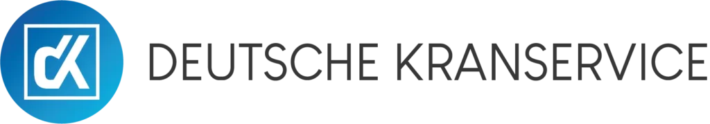 deutsche kranservice gmbh logo color gradient blue